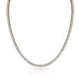 Cartier 17 ct. Diamond Tennis Necklace, 18k Yellow Gold