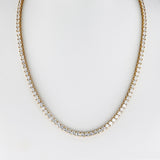 Cartier 17 ct. Diamond Tennis Necklace, 18k Yellow Gold