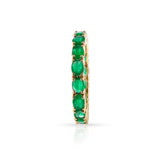 Emerald Cut Stone Eternity Band, 18K