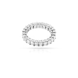 Emerald-Cut 4.6 ct. Diamond Eternity Band, 18k White Gold