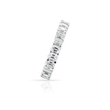 Emerald-Cut 4.6 ct. Diamond Eternity Band, 18k White Gold