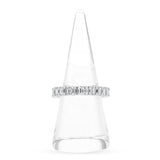 Emerald-Cut 4.6 ct. Diamond Eternity Band, 18k White Gold