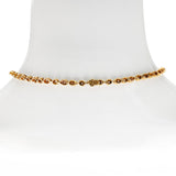Van Cleef & Arpels Natural Diamond 18K Yellow Gold Necklace and Earring Set