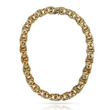 GIA Certified GRAFF Natural Yellow and White Diamond Necklace