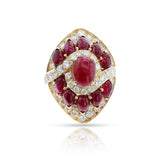 BVLGARI Ruby and Diamond Cocktail Ring, 18k