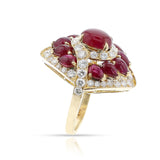 BVLGARI Ruby and Diamond Cocktail Ring, 18k