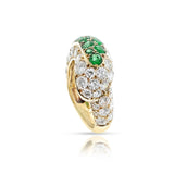 Van Cleef & Arpels Emerald and Diamond Ring, 18k