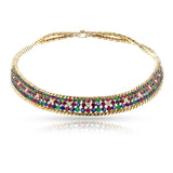 Mauboussin Ruby, Emerald, Sapphire and Diamond Necklace, 18k