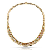 Mauboussin Ruby, Emerald, Sapphire and Diamond Necklace, 18k