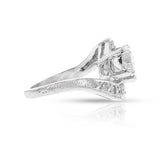 GIA Certified 1.07 ct. and 0.89 ct. Double Diamond Ring, Platinum
