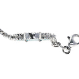 Van Cleef & Arpels Turquoise 5-Motif Alhambra Bracelet, 18k