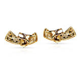 Van Cleef & Arpels Diamond and Black Onyx Bow Necklace and Earring Set