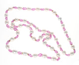 South Sea Pearl, Pink Sapphire, and Diamond & Gold Roundels Beads Necklace