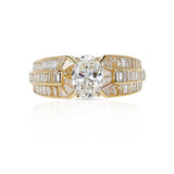 Van Cleef & Arpels GIA Certified Oval 1.01 ct. F VVS1 Diamond Engagement Ring, 18K