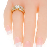 Van Cleef & Arpels GIA Certified Oval 1.01 ct. F VVS1 Diamond Engagement Ring, 18K