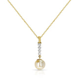 10.40 ct. South Sea Pearl and 0.25 Diamond Pendant, 14K Gold