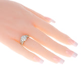 Van Cleef & Arpels 0.50 ct. Center Diamond with 2 cts. Diamonds Floral Ring