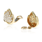 Van Cleef & Arpels Leaf Earrings with 5 cts. Diamonds, 18K