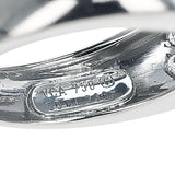 Van Cleef & Arpels Three Row Round Diamond Band Ring, 18K