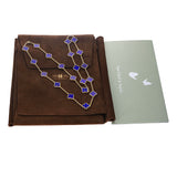 Van Cleef & Arpels 20 Motif Lapis Alhambra Necklace