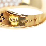 Van Cleef & Arpels Sapphire Hearts with Round Diamonds Ring