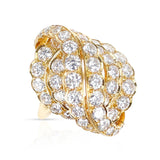 French Van Cleef & Arpels Diamond Cocktail Ring, 18k