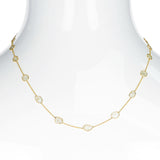 Large Diamond Slices Necklace, 18K