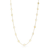 Large Diamond Slices Necklace, 18K