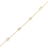 Diamond Slices Bracelet, 18K