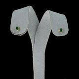 Convertible Studs and Double Circle Cocktail Emerald Earrings, 18K