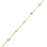 Large Diamond Slices Bracelet, 18K