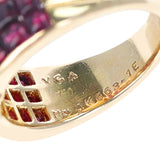 Van Cleef & Arpels Mystery Set Ruby with Heart Shape Diamonds, 18k