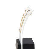 Three Diamond Rose Cut Dangling Earrings, 18K