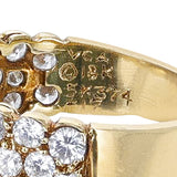 Van Cleef & Arpels Three Marquise with Round Diamonds Engagement Ring, 18K White