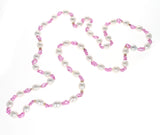 South Sea Pearl, Pink Sapphire, and Diamond & Gold Roundels Beads Necklace