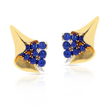 Mauboussin Reflection Collection Sapphire Cabochon and Diamond Earrings