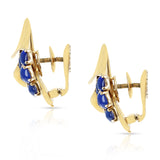Mauboussin Reflection Collection Sapphire Cabochon and Diamond Earrings