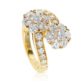 Van Cleef & Arpels 2.50 ct. Diamonds Double Fleurette Ring