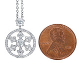 Graff 0.89 ct. Diamond Snowflake 3/4" Pendant Necklace