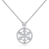 Graff 0.89 ct. Diamond Snowflake 3/4" Pendant Necklace