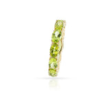 Oval-Cut Peridot Eternity Band, 18K