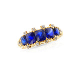Victorian Sapphire and Diamond Ring, 18k Gold
