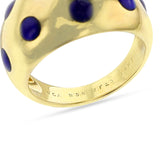 Van Cleef & Arpels Plique a Jour Enamel Ring, 18k