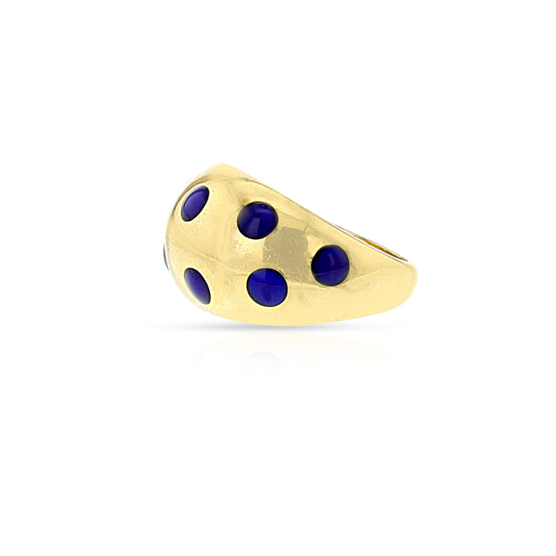 Van Cleef & Arpels Plique a Jour Enamel Ring, 18k