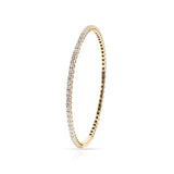 Flexible 3.9 ct. Diamond Bangle, 18k