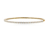 Flexible 3.9 ct. Diamond Bangle, 18k