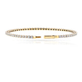Flexible 3.9 ct. Diamond Bangle, 18k