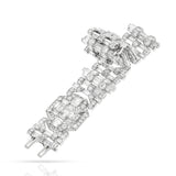 Mauboussin Paris Art Deco Diamond and Platinum Bracelet