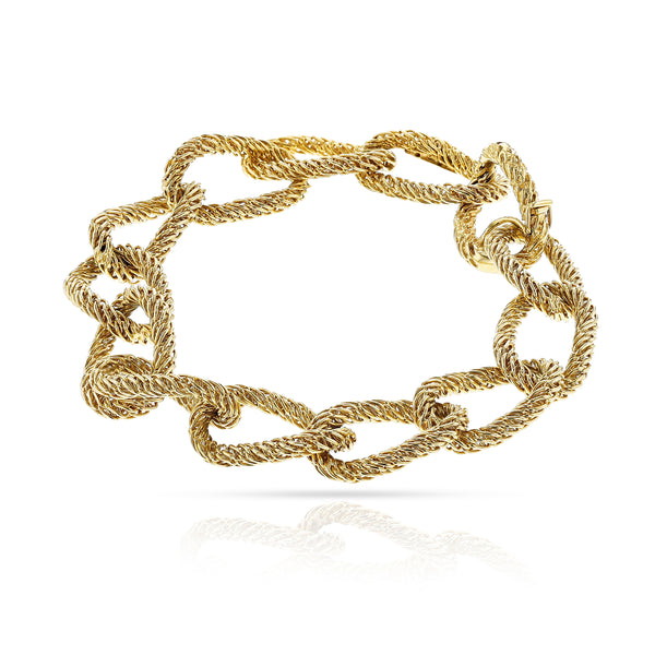Van Cleef & Arpels George L’Enfant Gold Bracelet, 18k