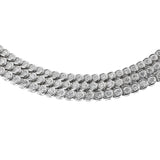 Van Cleef & Arpels Pery et Fils Three Line Diamond Necklace, 18k